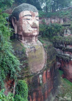 The Giant Leshan Buddha. The Giant Leshan Buddha.
