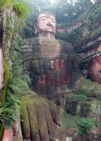The Giant Leshan Buddha in Sichuan, China. The Giant Leshan Buddha in Sichuan, China.