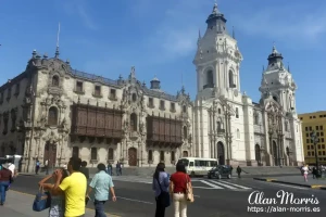 Archbishop's Palace and the Cathedral of Lima. Archbishop's Palace and the Cathedral of Lima.