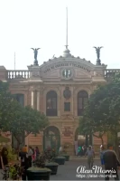 Post and telegraph building in Plaza Mayor, Lima. Post and telegraph building in Plaza Mayor, Lima.