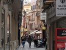 Narrow street in Malaga.