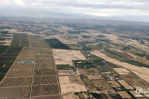 Farmers' fields around Marrakech, Morocco.
