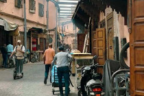 Lane in the medina in Marrakech.