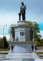 Memorial statue to Martin Luther King Jr in City Park
