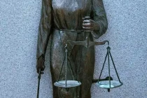 Scales of justice monument, Denver.