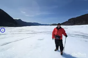 Alan Morris on the Mendenhall Glacier