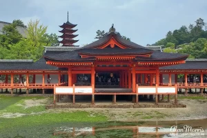 Boat dock at Miyajima Island.