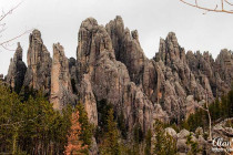 Needles Eye rock formation in Custer State Park.