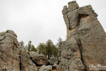 The Needles Eye rock formation.