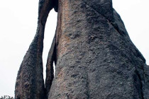 The Needles Eye rock formation.