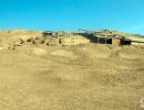 Burial mound at the Pachacamac complex.