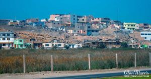 Homes along the road into Chincha near the Pachacamac complex.