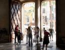 Main doors of the Merchants Guild in Palma Mallorca.