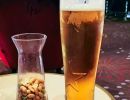 Beer & peanuts onboard the Costa Toscana.