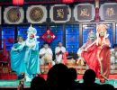 Performers in the Sichuan Opera & Folk Arts show.