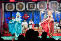 Performers in the Sichuan Opera & Folk Arts show.