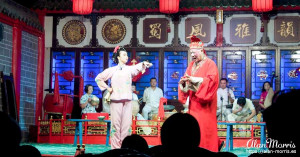 Performers in the Sichuan Opera & Folk Arts show. Performers in the Sichuan Opera & Folk Arts show.