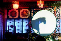 Horse produced by a shadowgrapher at the Sichuan Opera