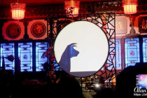 Dog produced by a shadowgrapher at the Sichuan Opera