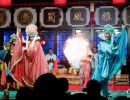 Performers in the Sichuan Opera & Folk Arts show.