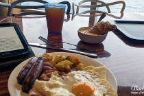 My breakfast in the buffet on Costa Favolosa.