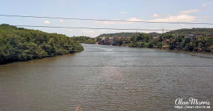 The river Almada in Ilheus, Brazil. The river Almada in Ilheus, Brazil.