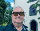 Alan Morris outside Casa da Cultura, Recife, Brazil.