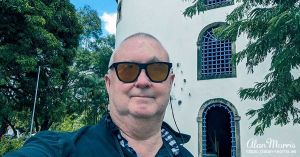 Alan Morris outside Casa da Cultura, Recife, Brazil.