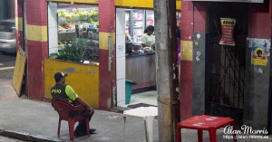 grocery store in Salvador with an armed security guard grocery store in Salvador with an armed security guard