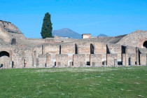 Gladiators barracks in Pompeii, Italy.