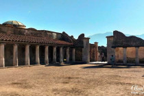 Gladiator training area at Pompeii.