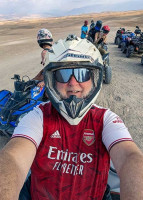 Alan Morris on a quad bike in the Agafay desert Alan Morris on a quad bike in the Agafay desert
