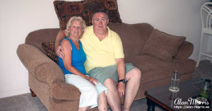 Jean & Alan Morris in Alan's apartment in The Villages of Seaport