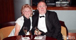 Jean & Alan Morris on the Queen Mary II.