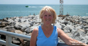 Jean Morris at Jetty Park, Cape Canaveral.