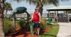 Alan Morris at Manatee Park in Cape Canaveral.