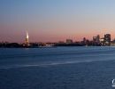 Statue of Liberty & Manhatten.