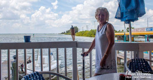 Jean Morris at Squid Lips restaurant.