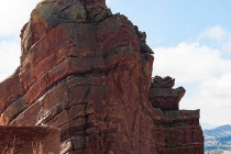 Red rocks next to Redrock Amphitheatre.