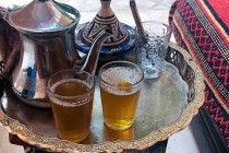 Mint tea on a table