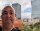 Alan Morris, on the deck of the Costa Favolosa as we dock in Rio de Janeiro