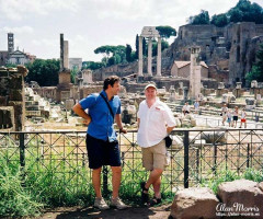 Alan Morris in the Forum, Rome. Alan Morris in the Forum, Rome.