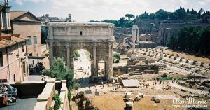 The Forum in Rome.