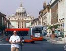 Alan Morris on the Via della Conciliazione in Rome.