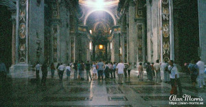 St. Peters Basilica, Vatican City, Rome.