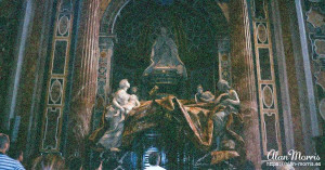 The tomb of Pope Alexander VII