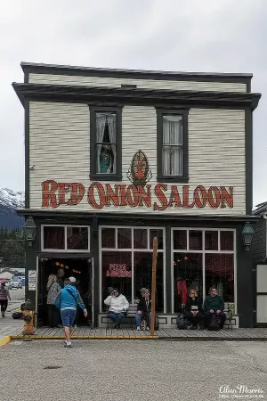 The Red Onion Saloon and Brothel in Skagway, Alaska.