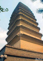 The Small Wild Goose Pagoda in Xi´an, Shaanxi, China. The Small Wild Goose Pagoda in Xi´an, Shaanxi, China.