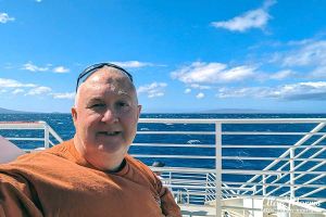 Alan Morris, on board the boat, he went to the  Molokini Crater on.