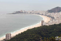 Copacabana Beach seen from Sugarloaf Mountain.